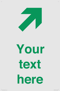 Custom Safe Condition inverse: Green Up right arrow